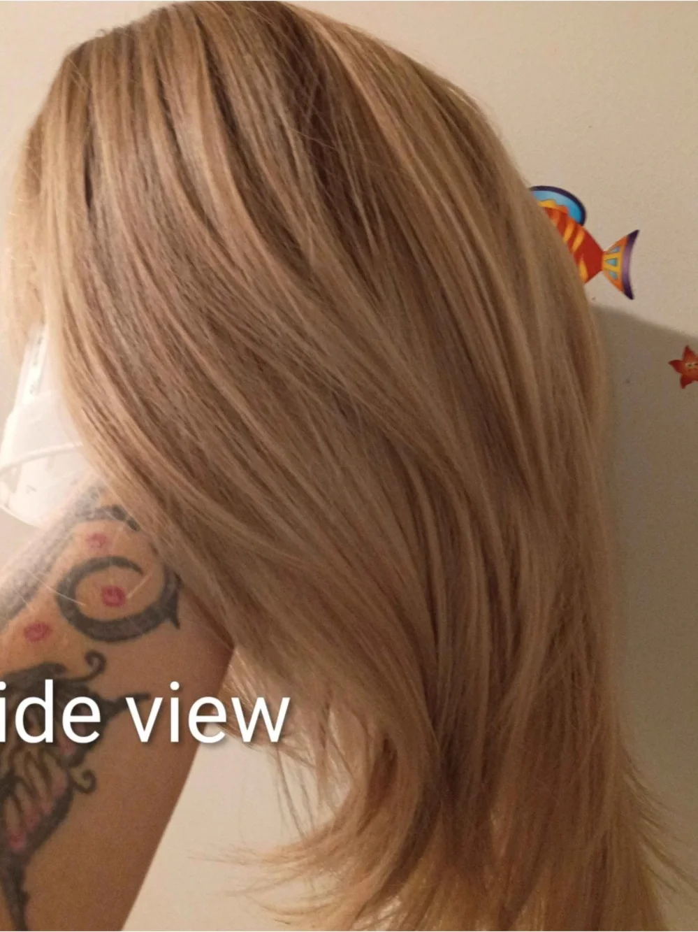 Blonde Straight Fringe Wig - Natural Light Blonde